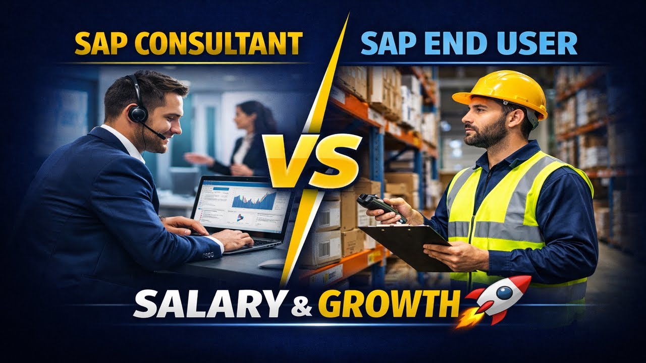 SAP Consultant vs SAP End User – Which Career Is Better in 2026?