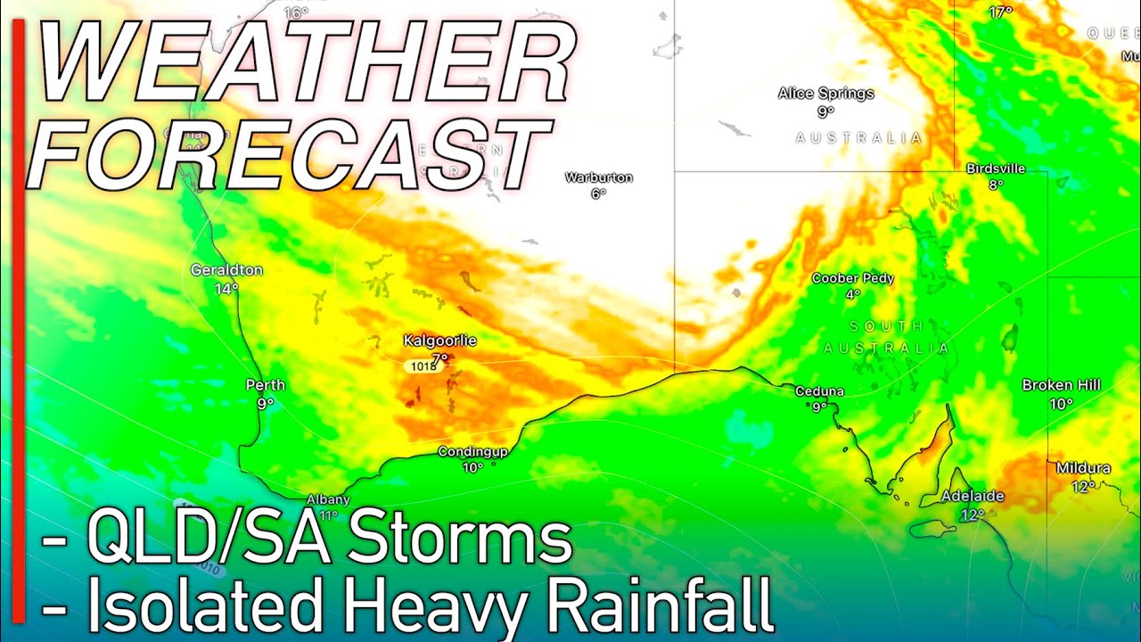Intense Rainfall and Strong Thunderstorms Forecast for Queensland and ...