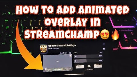 How to add animated overlay in streamchamp😍🔥(2022) | iphone