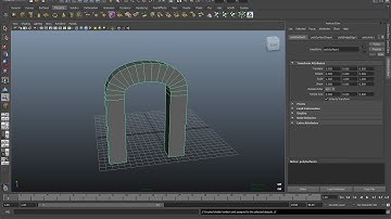 Maya tutorial : How to create an Arch in Maya