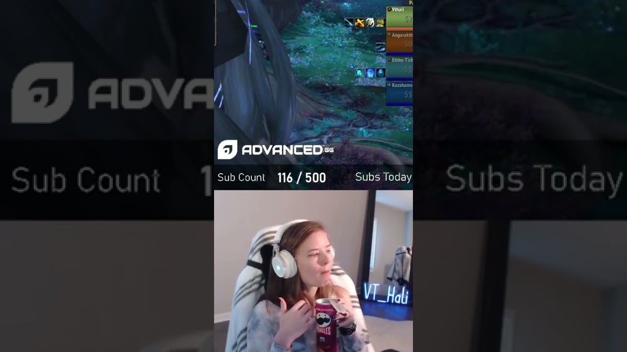 Hali loses some Pringles