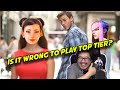 Are you less of a player for using top tier