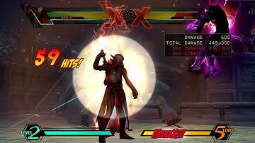 UMVC3: Dante Tech - Dash after SJ Hammer