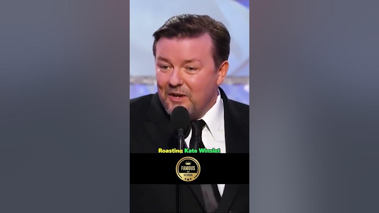 Ricky Gervais ROASTS Kate Winslet Like Never Before! | Hilarious