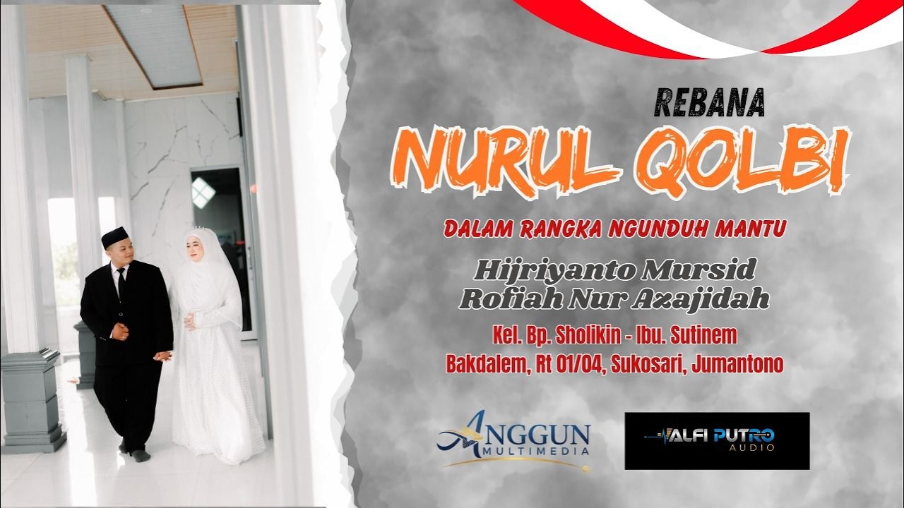 Live. Rebana NURUL QOLBI. Ngunduh Mantu Bg. Hijriyanto & Rofiah. // Alfi Putro //Anggun Mutimedi