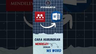 Cara Pasang Mendeley & Hubungkan ke Word | Tutorial Instan #shortsindonesia #shorts #tutorialinstan