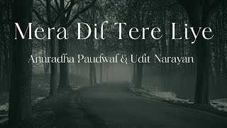 Mera Dil Tere Liye (LYRICS) | Aashiqui (1989) | Anuradha Paudwal | Udit Narayan | Rahul R | Anu A