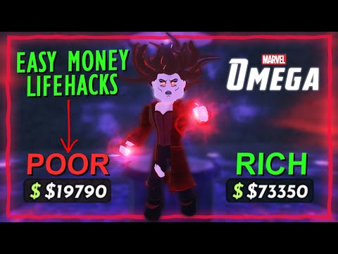 FASTEST WAY TO FARM MONEY IN MARVEL OMEGA! | ROBLOX | LIFE HACK