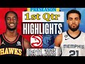 Memphis Grizzlies Vs Atlanta Hawks 1st Qtr Oct 11 2025 Highlights NBA Highlight