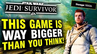 Star Wars Jedi Survivor - Just Got A LOT Bigger (3 Times Larger Than Fallen Order)