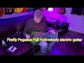 Firefly Pegasus "Spalted Maple " (green) Full Hollowbody guitar