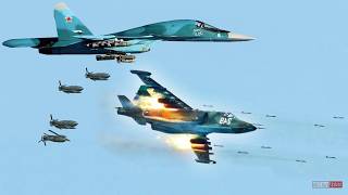 Awesome!Russian Su-25 and Su-34 Supersonic Bomber Shows Its Crazy Ability