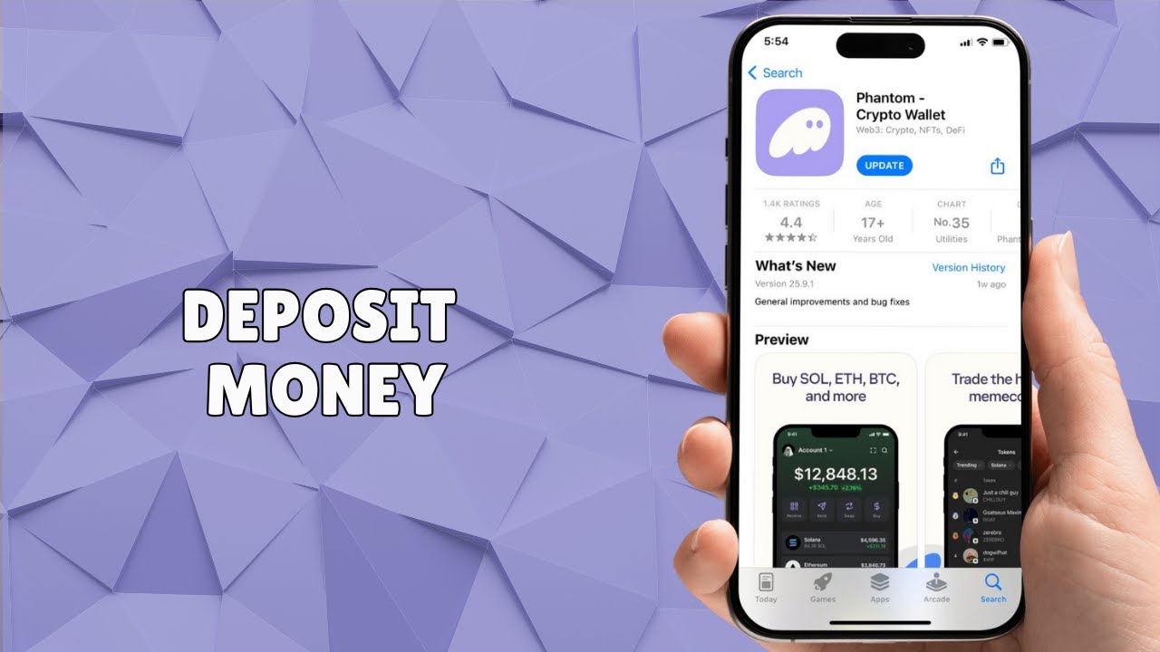 How To Deposit Money In Phantom Wallet Step by Step - YouTube