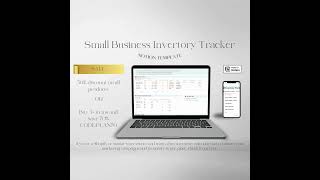 AD -friendly Notion Template for Small Business Management Business Finances and Inventory
