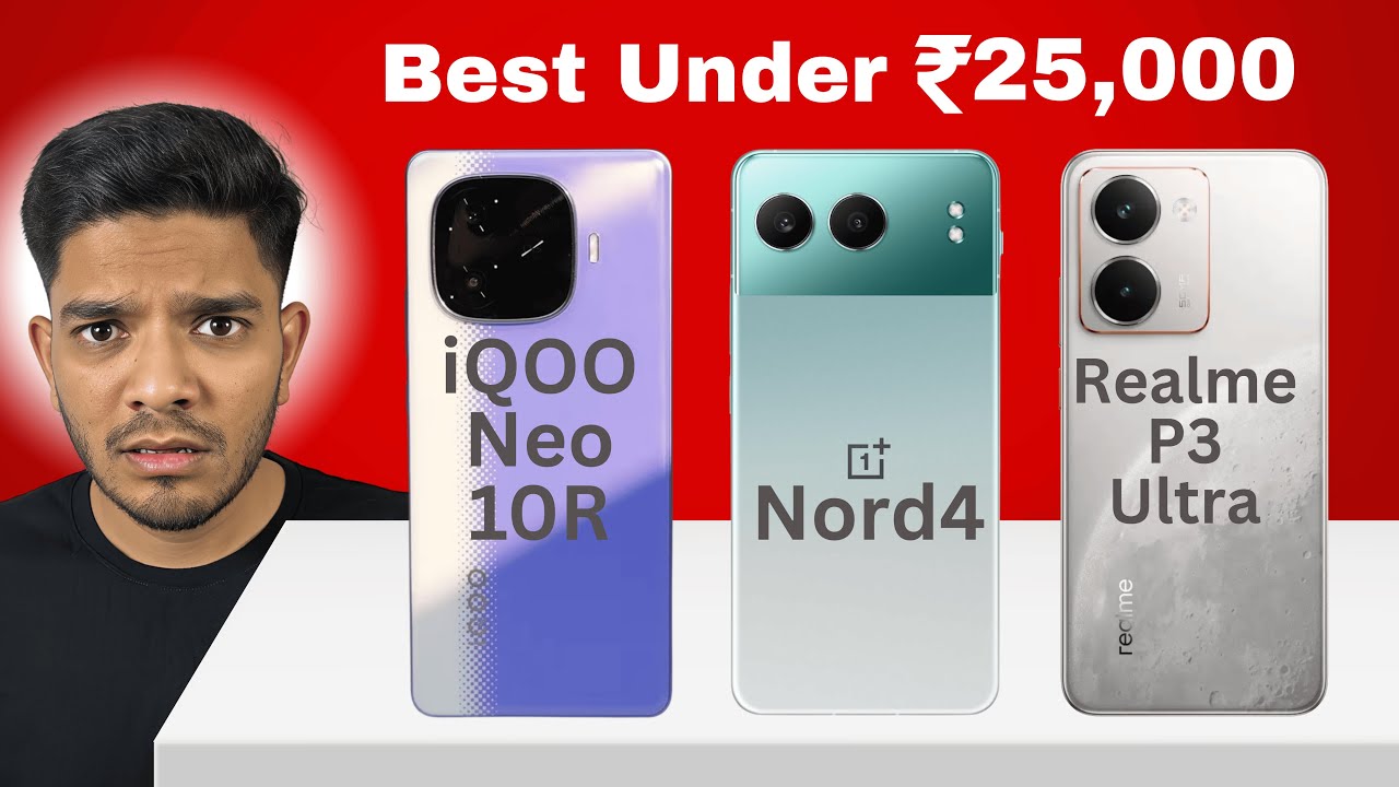 iQOO Neo10R vs OnePlus Nord4 vs Realme P3 Ultra 🔥 Best Gaming Phone in 2025