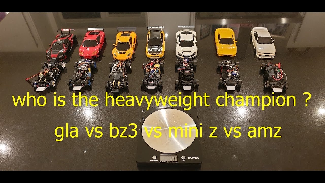#Gla vs #bz3 vz #ma030 vs #mini z Ma20 vs atomic Amz, the ultimate mini rc  weigh in!