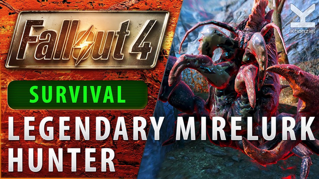 Fallout 4 - Legendary Mirelurk Hunter - SURVIVAL - Parsons Creamery