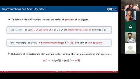 Algebraic Neural Networks: Symmetry and Stability - Alejandro Ribeiro