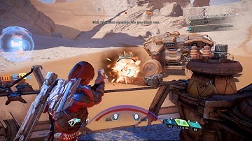 Mass Effect™ Andromeda (PS4) Sara Ryder saves Dr Okeer