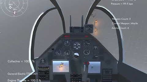 Silantro Unity3D Helicopter Simulator: AH-1W Full Combat Flight + Landing