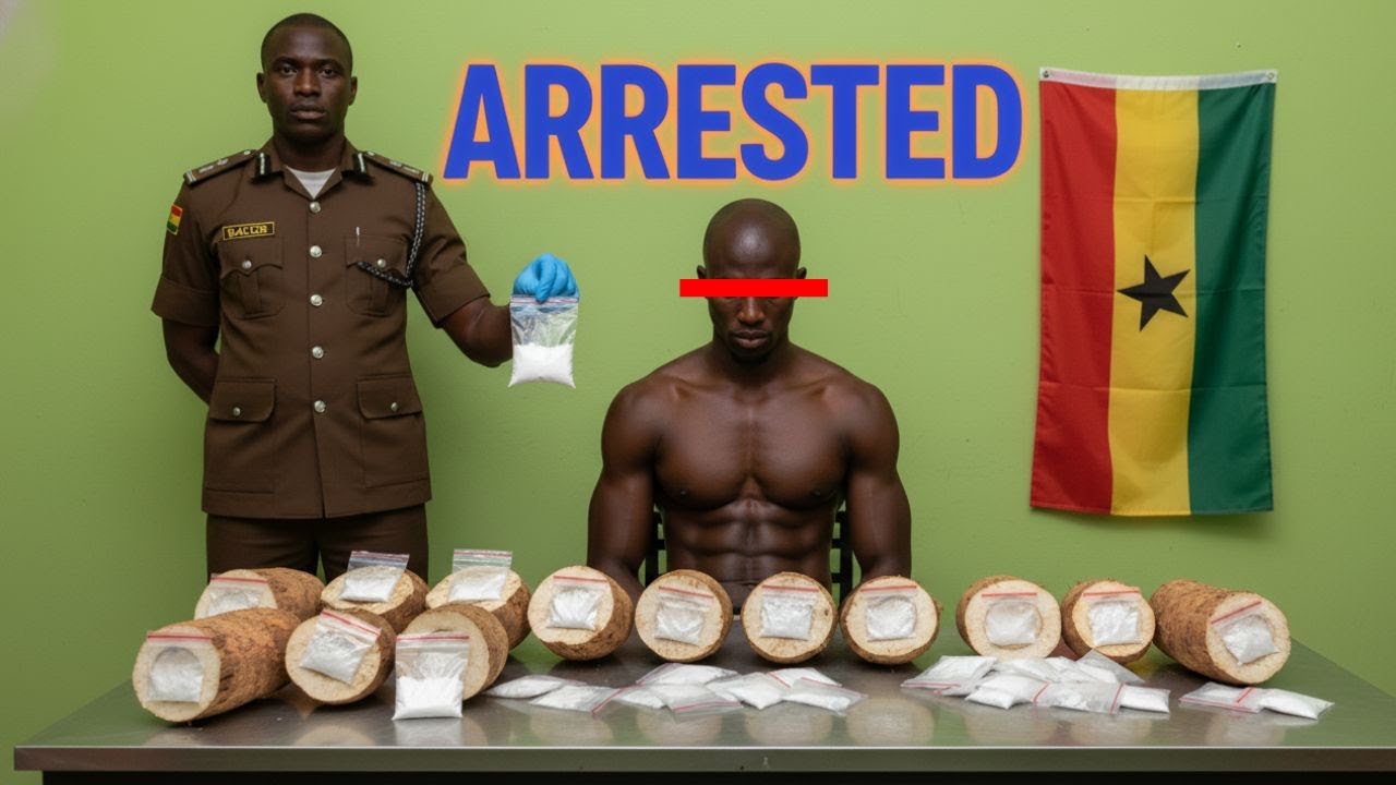 Арест в аэропорту. Как этот известный ганец был пойман с наркотиками.