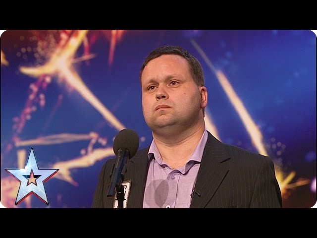 Paul Potts stuns the judges singing Nessun Dorma | Audition | Britain's Got Talent 2007 class=