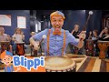 Blippi Plays Musical Instruments at Rhythm Discovery Center | Fun and Educational Videos for Kids