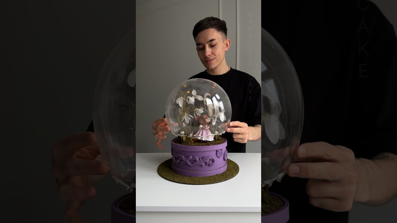 Вас уже 200.000 ✨Спасибо каждому! Торт с карамельной сферой