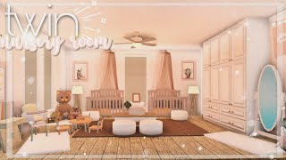 ROBLOX BLOXBURG: Twin Nursery Room | 12k ♡