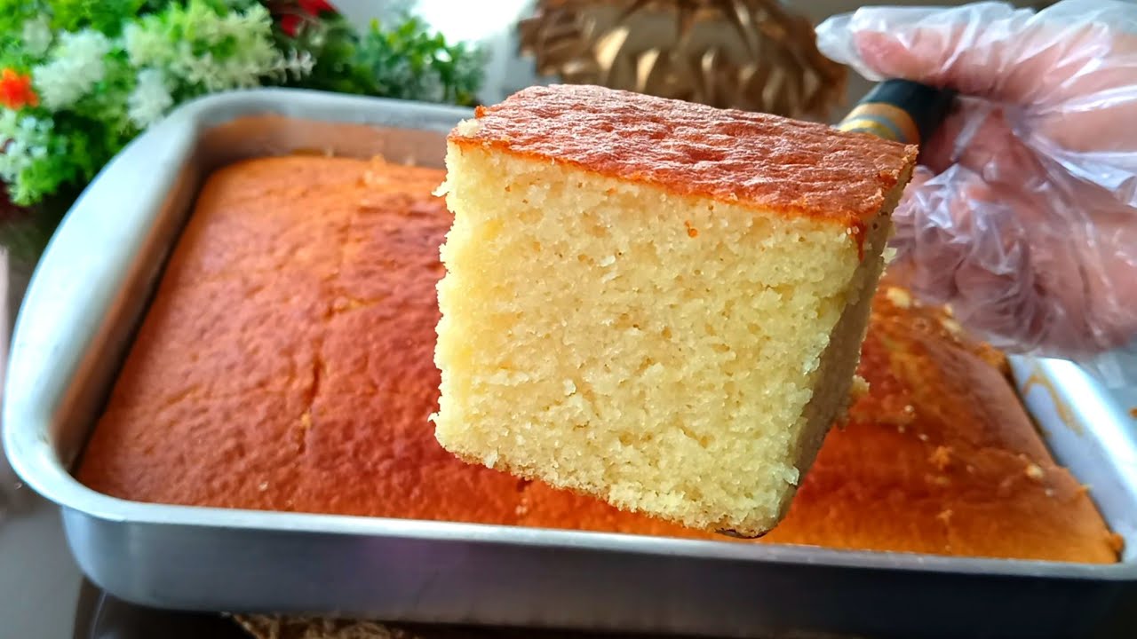 هاتي أكبر صينيه عندك وتعالي❗هنعمل الكيكه ال الكل هيطلب منك طريقتها❗هتكوني استاذه فيها بعد الطريقه دي