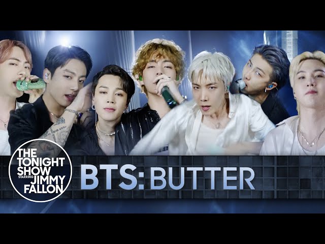 BTS: Butter | The Tonight Show Starring Jimmy Fallon class=
