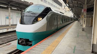 【今は亡きリバイバル塗装】E657系K17編成(グリーンレイク塗装) 常磐線集約臨上野発荒川沖行き警笛を鳴らして上野駅発車