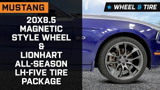2010-2014 Mustang 20x8.5 Magnetic Style Wheel & Lionhart All-Season LH-Five Tire Package Review