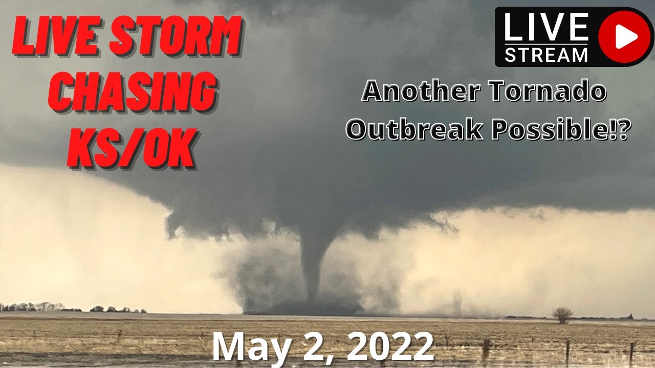 Another Tornado OUTBREAK!?? LIVE Storm Chasing in Oklahoma/Kansas ...