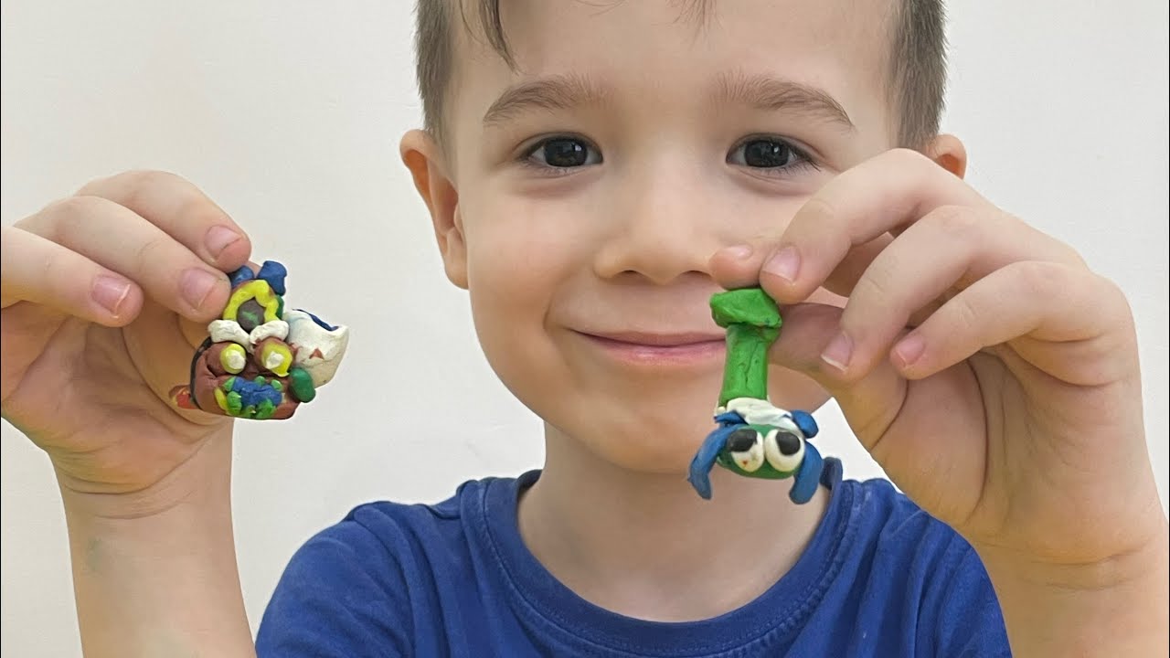Лепим из пластилина. Детский канал - YouTube