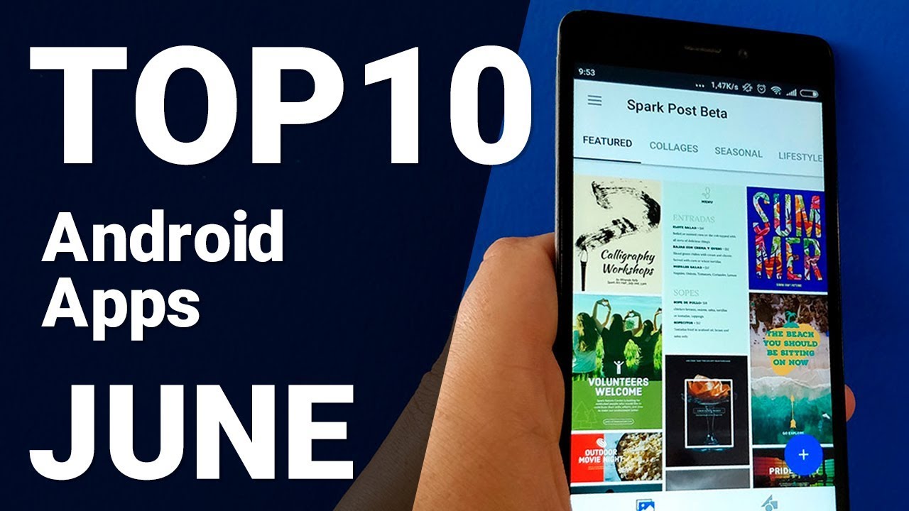 Top 10 Android Apps from June 2018 [1080p/60fps] - YouTube