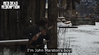 Jacks Reactions While Fighting the Army | RDR1