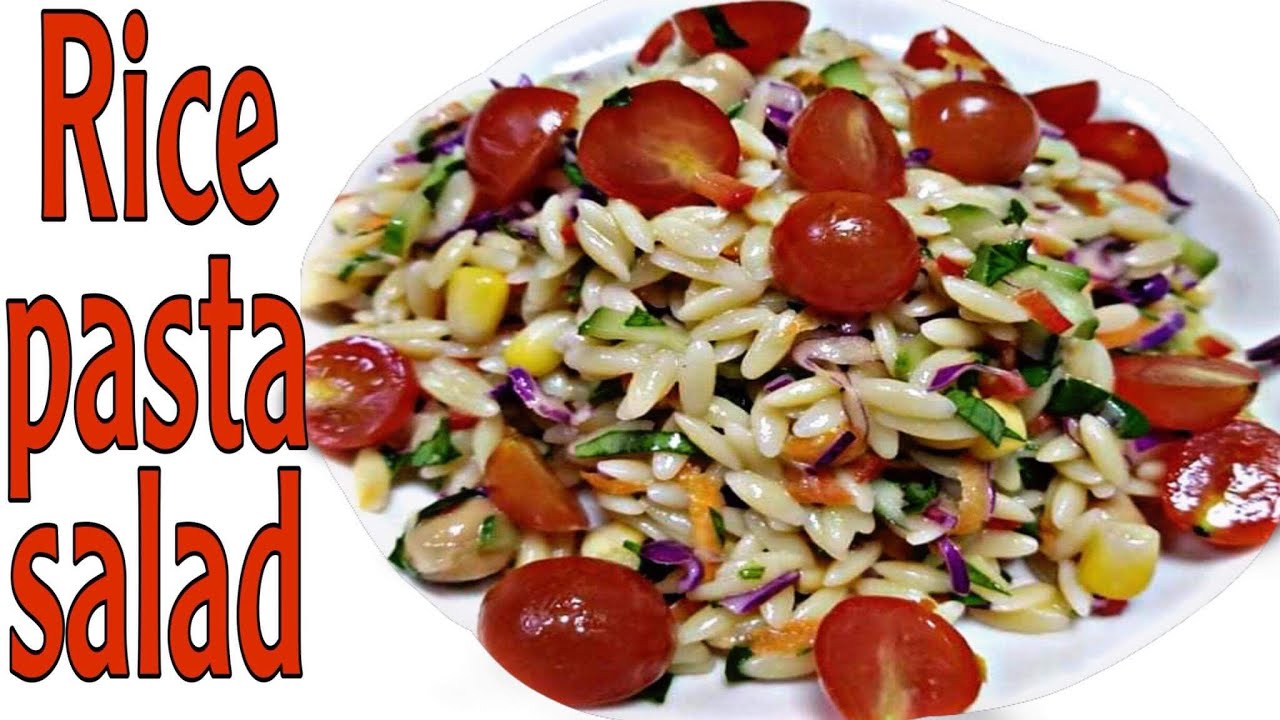 HOW TO MAKE RICE PASTA SALAD made by inday ruby's kitchen YouTube