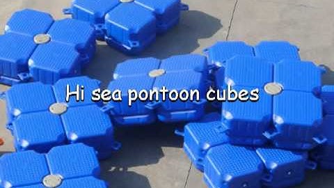 Modular floating pontoon dock- hdpe pontoon floats -HIsea pontoon floats