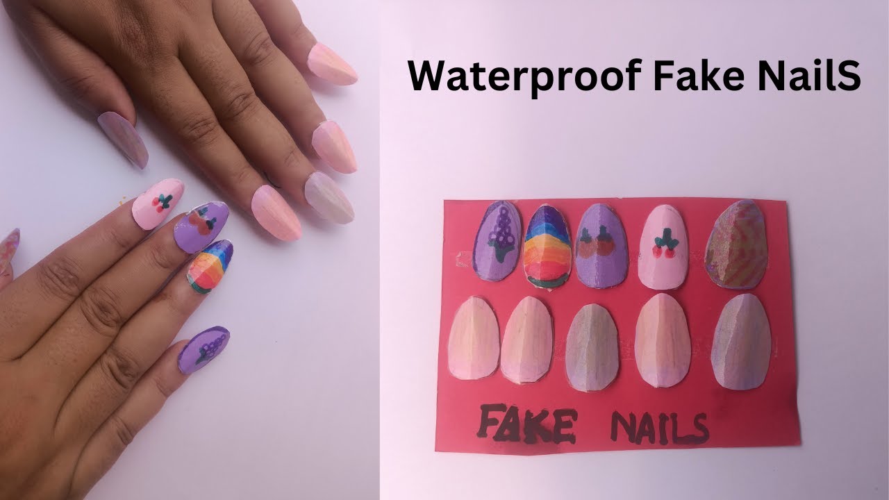 Creating Waterproof Fake Nails With Paper At Home Waterproof Fake Nails creating-waterproof-fake-nails-with-paper-at-home-waterproof-fake-nails