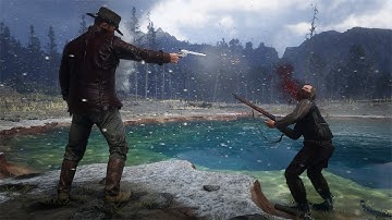 Red Dead Redemption 2 : Torturing and Brutally Killing NPCs #16 (Euphoria Ragdolls)