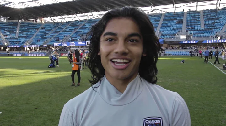 Gilbert Fuentes on his MLS debut at the age of 16