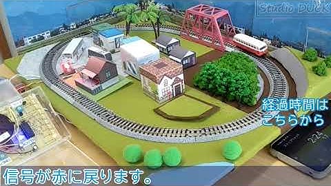 「自動運転」駅メロ、信号に連動します～コンパクト4530ジオラマ