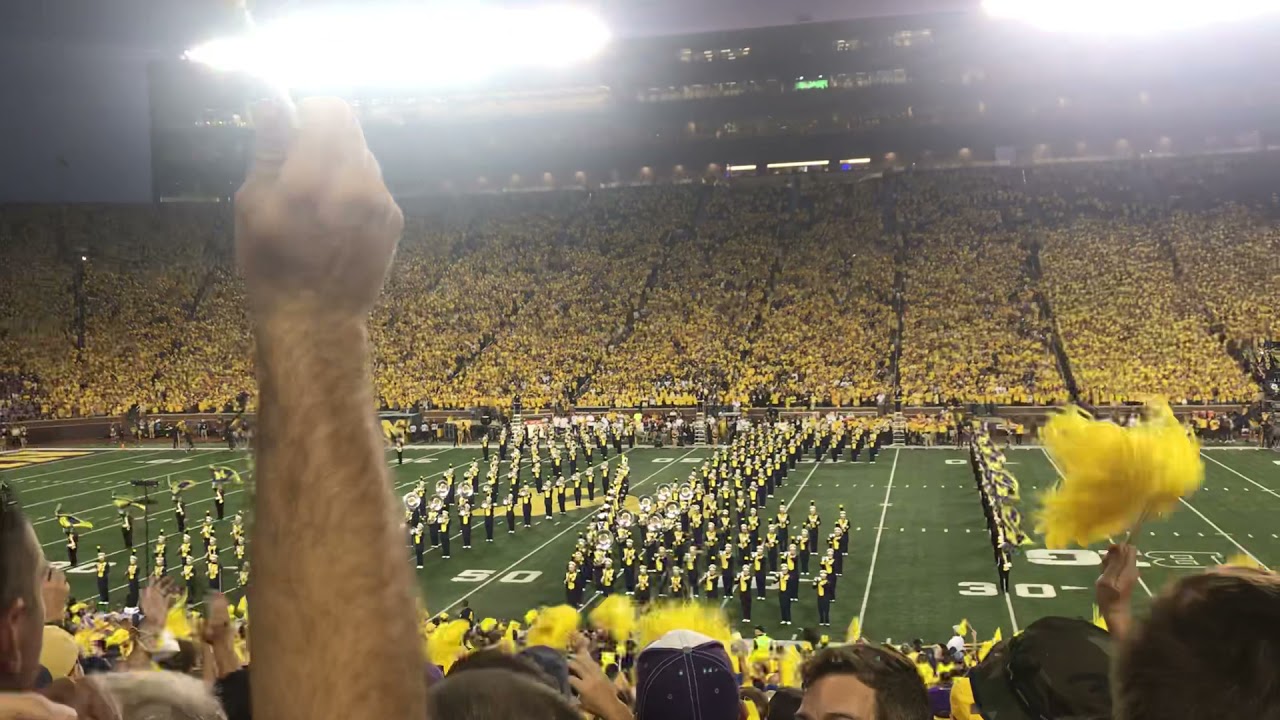 Flyover/Anthem at Michigan vs. Washington 9/11/21 8pm Football Game