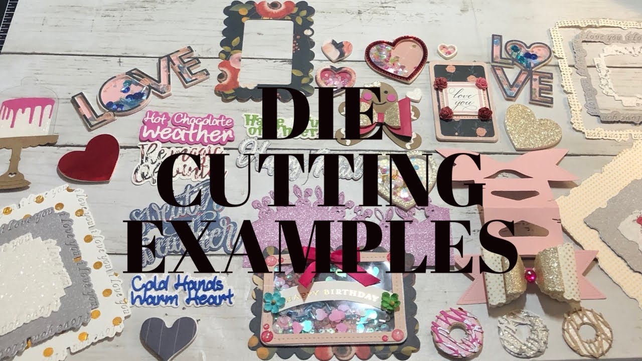 DIE CUTTING EXAMPLES / PROJECT SHARE / NEW CUTTING DIES YouTube