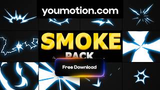 Flash FX Explosion Elements | Free - 24fps Cartoon Blasts (Ae)