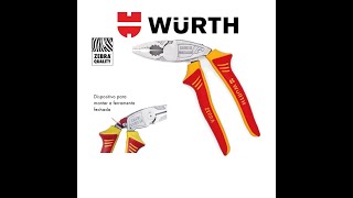 ALICATE ANGULAR UNIVERSAL ISOLADO VDE WÜRTH