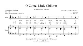 O Come, Little Children - Voice (3/6 : Medium-High, D Major)