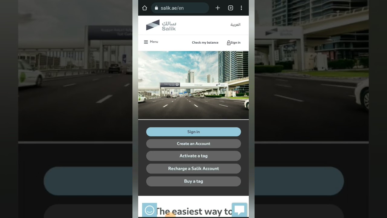 Salik Balance Check Within Mints Online