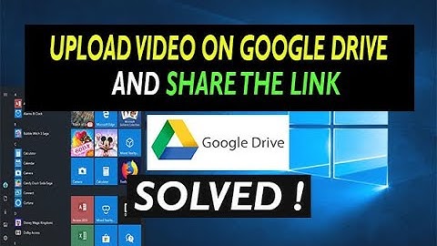 ✅ How to upload a video to google drive and share the link